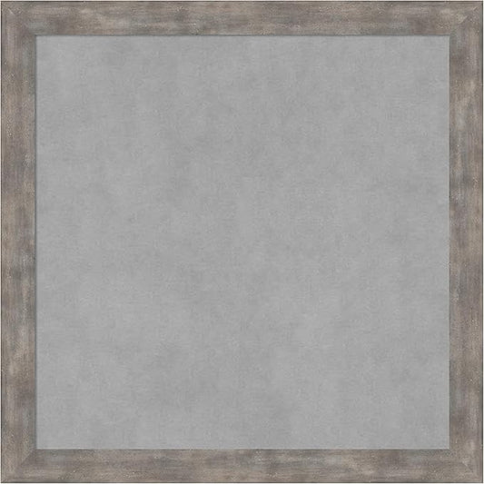Amanti Art Silver Framed Magnetic Board 23x23 Medium Vision Board by AmantiArt
