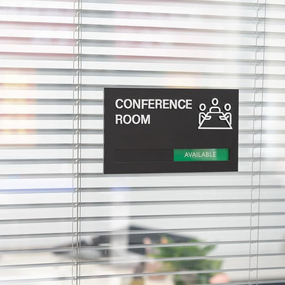 Office Conference Room Door Signs, Meeting in Progress Door Sign, In Use - Image 9