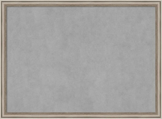 Amanti Art Silver Framed Magnetic Board 22x30 Medium Vision Board by AmantiArt