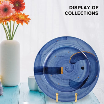 Decolore 6 Inch 5 Pack Gold Metal Display Stands Plate Stand Display Stands - Image 5