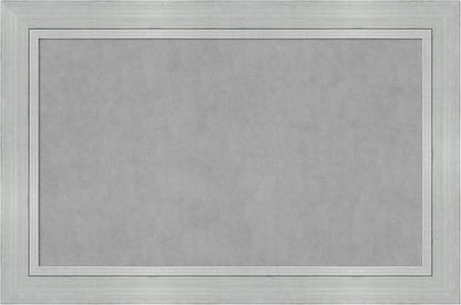 Amanti Art Silver Framed Magnetic Board 31x47 Large Vision Board by AmantiArt