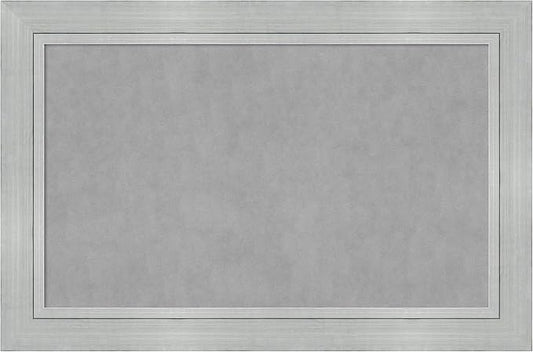 Amanti Art Silver Framed Magnetic Board 31x47 Large Vision Board by AmantiArt
