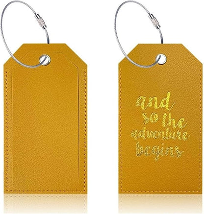 Portable Leather Travel Labels - Image 6