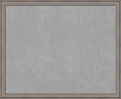 Amanti Art Grey Framed Magnetic Board 35x43 X-Large Vision Board by AmantiArt