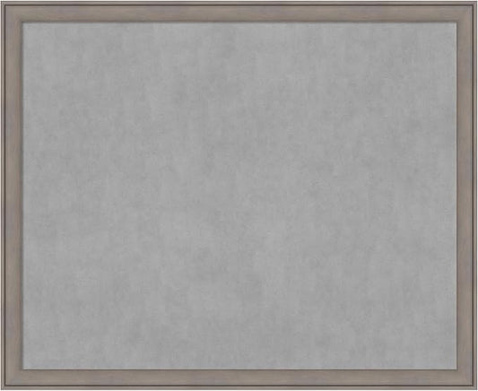 Amanti Art Grey Framed Magnetic Board 35x43 X-Large Vision Board by AmantiArt