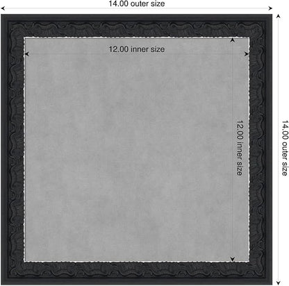 Amanti Art Black Framed Magnetic Board 14x14 X-Small Vision Board - Image 2