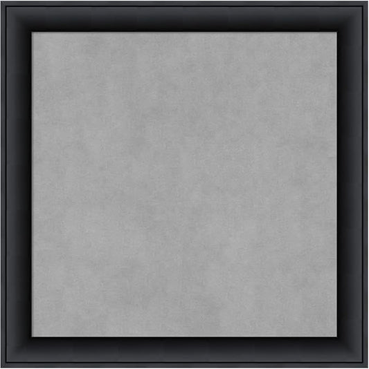 Amanti Art Black Framed Magnetic Board 23x23 Medium Vision Board by AmantiArt