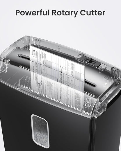 Locksworth 8-Sheet Micro Cut Paper Shredder P-4 High Security - Image 3