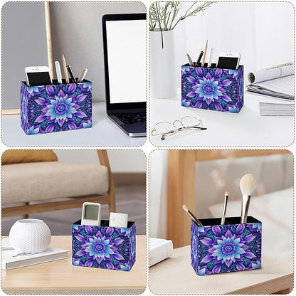 Famame Bohemian Style Mandala Print Pencil Holder - Image 3