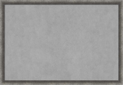 Amanti Art Grey Framed Magnetic Board 26x38 Large Vision Board by AmantiArt