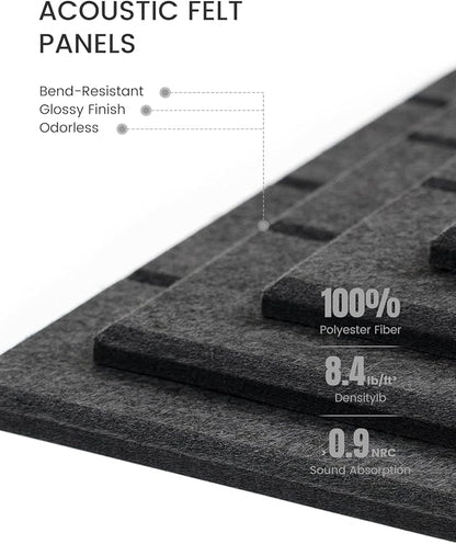 Bumusty Large Cork Board Alternative-47 x35 Felt Bulletin Board Tiles, - Image 4