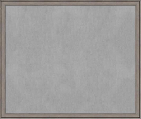 Amanti Art Grey Framed Magnetic Board 43x51 Oversize Vision Board by AmantiArt