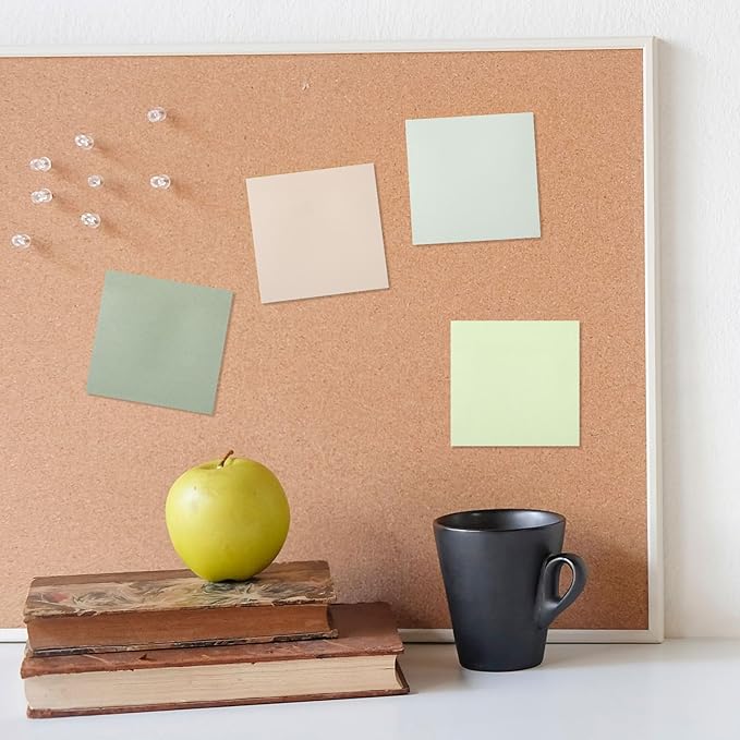 Thenshop 12 Pads Sage Green Sticky Notes 3''x3'', Self Stick Notes Pads Sage - Image 6