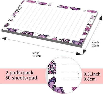 SXboxing Sticky Notes 4X6 Inches, 2 Pack Large Cute Self-Stick Pads, Bright - Image 4