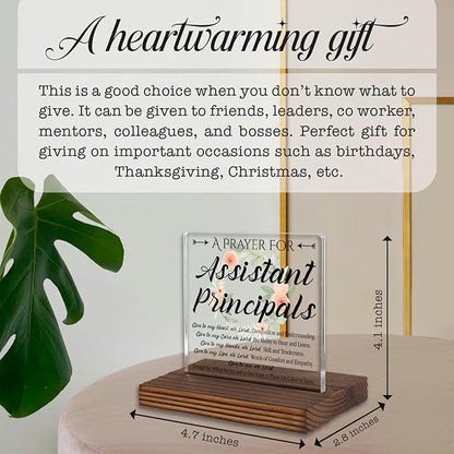 Assistant Principal Prayer Gifts Desk Sign, Inspirational Christian - Image 4