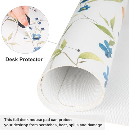 QIYI Floral Mouse Pad, Large Desk Mat - Image 5