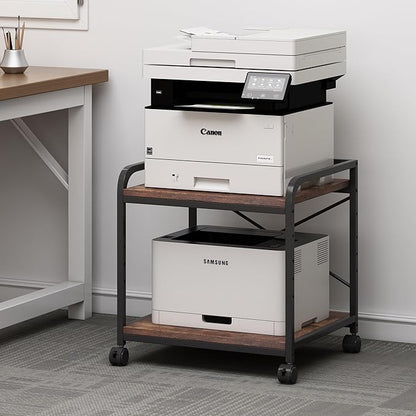 Fannova Under Desk Printer Stand, 20 Inches Deep Large Printer Table by Fannova