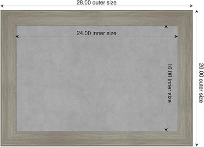 Amanti Art Grey Framed Magnetic Board 20x28 Medium Vision Board - Image 2