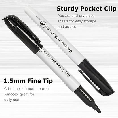 Birebebys 108 Count Dry Erase Markers Bulk, Fine Tip Whiteboard Markers - Image 2