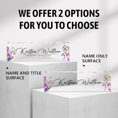 Custom Office Name Plate for Desk, Desk Name Plate Personalized, Personalized - Image 6
