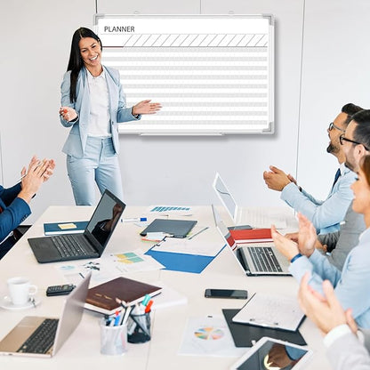 Lincia 36 x24 Make Ready Board Aluminum Frame Dry Erase Board - Image 5