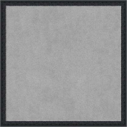 Amanti Art Black Framed Magnetic Board 26x26 Medium Vision Board by AmantiArt
