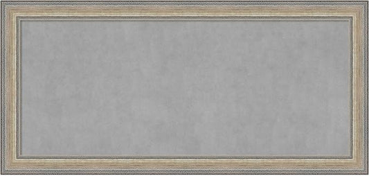 Amanti Art Silver Framed Magnetic Board 25x53 Oversize Vision Board by AmantiArt