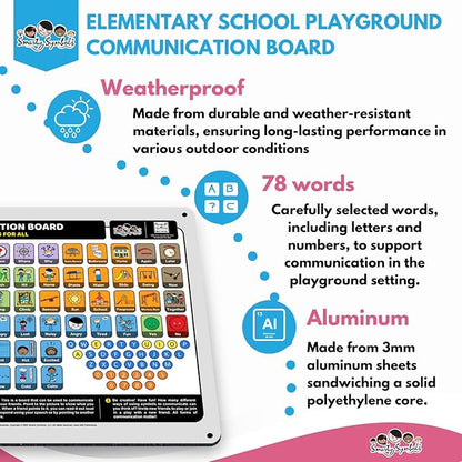 Weather-Proof Aluminum School Playground Communication Board - Image 6