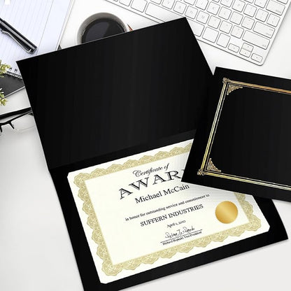 Geographics Optima Gold Blank Award Certificate Paper - Image 4