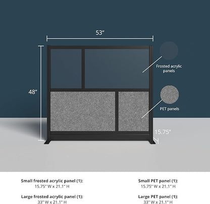 Stand Up Desk Store Expanse Modular Wall | 53'' x 48'' Wall | Expandable - Image 4