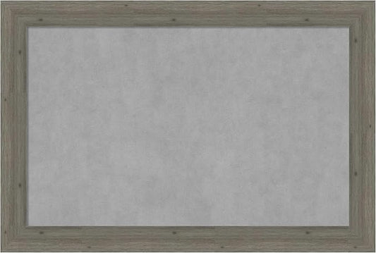 Amanti Art Grey Framed Magnetic Board 25x37 Large Vision Board by AmantiArt