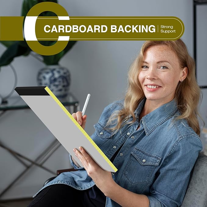 12 Pack Legal Pads 8.5" x 11" College Ruled Yellow Note Pads 8.5 x 11 Inch - Image 4
