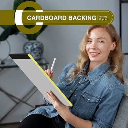 12 Pack Legal Pads 8.5" x 11" College Ruled Yellow Note Pads 8.5 x 11 Inch - Image 4