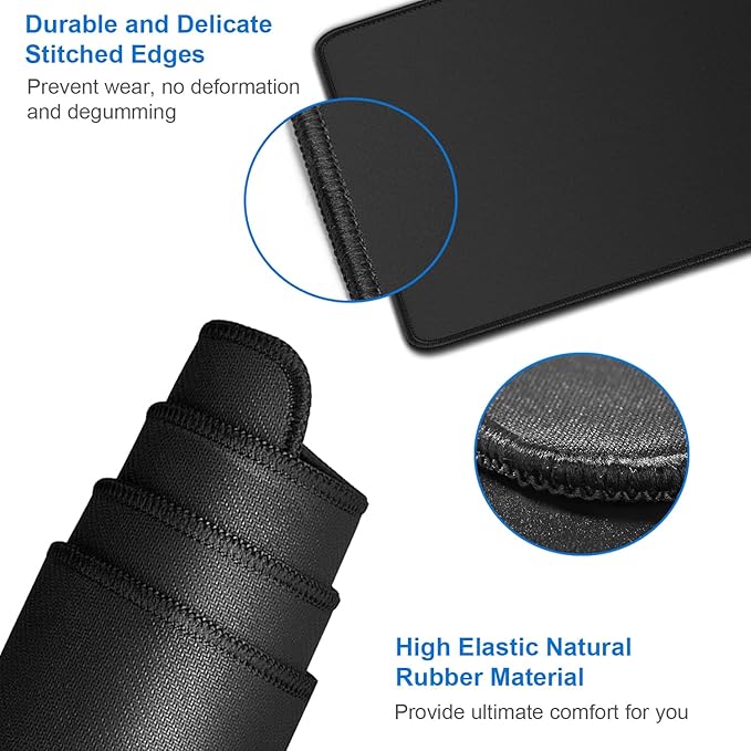 Large Extended Long Mousepad, 47.2x23.6 inch Large Gaming Non-Slip Mouse pad - Image 5