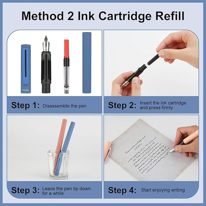 GC QUILL Calligraphy Pen Set 74pcs- 8 Calligraphy Fountain Pens - Image 4