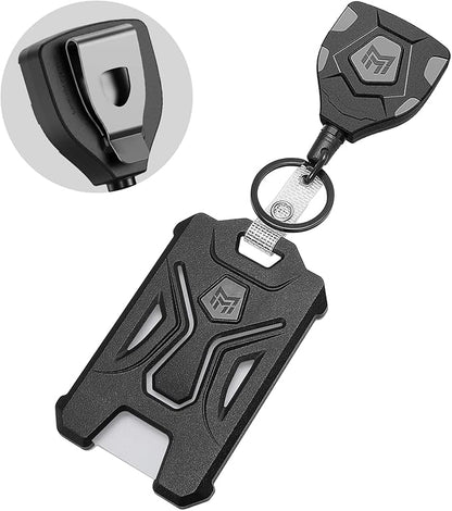 MNGARISTA 2 Pack Heavy Duty Badge Holder, Vertical ID Card Holder by MNGARISTA