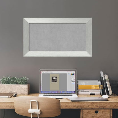Amanti Art Silver Framed Magnetic Board 16x28 Small Vision Board - Image 5