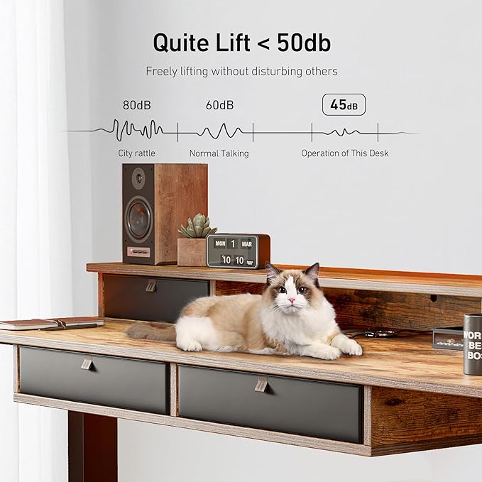 FEZIBO 55'' x 30'' Electric Standing Desk - Image 7
