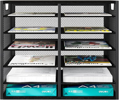 PAG Mass Mail Holder, Adjustable Countertop Literature Organizer, Student - Image 2