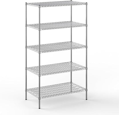 Regal Altair 24" Deep x 42" Wide x 74" Height Wire Shelving Kit | 5-Tier | NSF by Regal+Altair