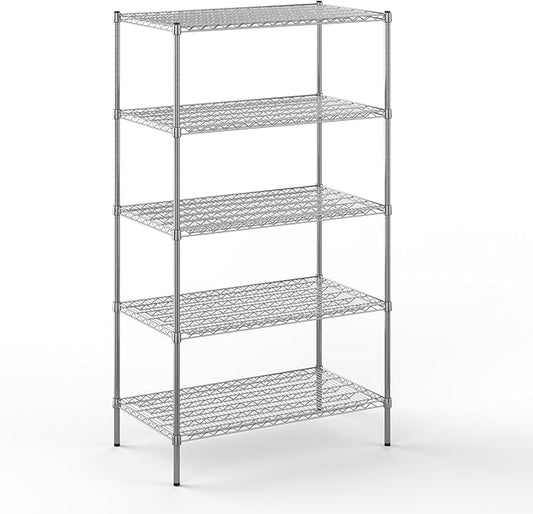 Regal Altair 24" Deep x 42" Wide x 74" Height Wire Shelving Kit | 5-Tier | NSF by Regal+Altair
