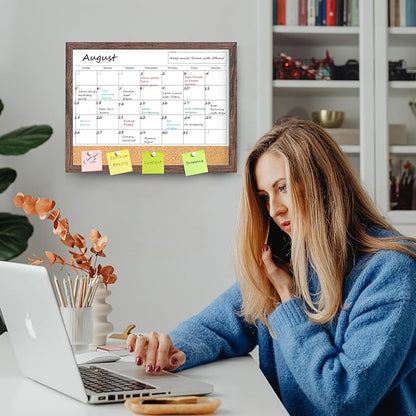 Calendar Whiteboard for Wall, 17x13 Inches White Board Calendar Dry Erase - Image 7