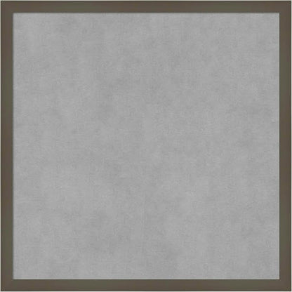 Amanti Art Grey Framed Magnetic Board 21x21 Medium Vision Board by AmantiArt