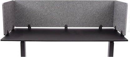 ReFocus™ Raw Clamp-On Acoustic Desk Divider – Reduce Noise and Visual by SStandUpDeskStore