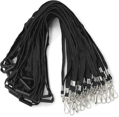 Lanyards Safety Black Lanyards Neck Flat Premium Breakaway Badge Lanyard by BirdFiy