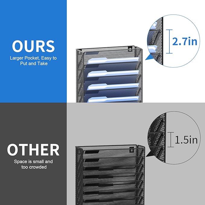 OUTWOLF Hanging Wall File Organizer - Image 4