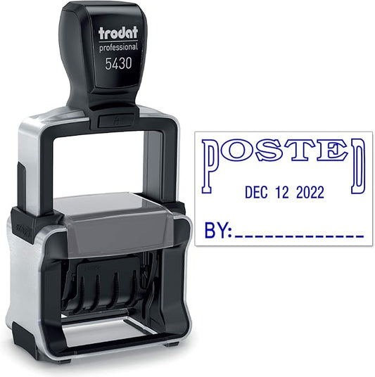 Trodat 5430 Professional Self-Inking Date Stamp by Maxmark