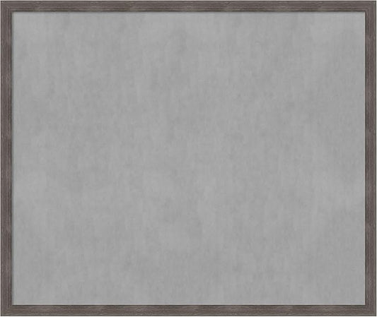 Amanti Art Grey Framed Magnetic Board 43x51 Oversize Vision Board by AmantiArt