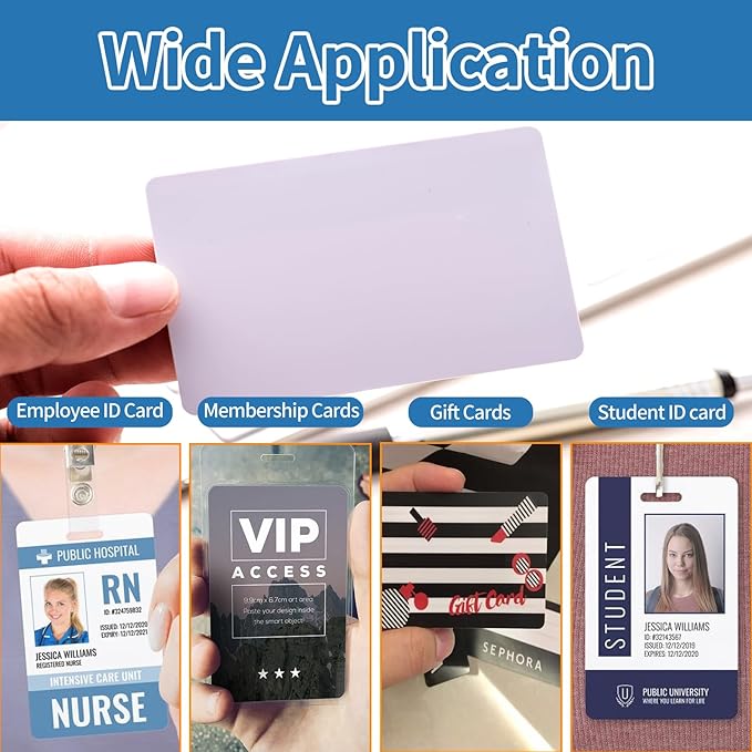 250 Pack - Premium Blank PVC Cards - Image 7
