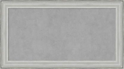 Amanti Art Silver Framed Magnetic Board 15x27 Small Vision Board by AmantiArt